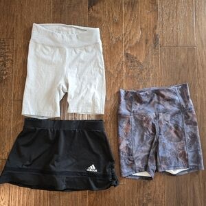 Free People Fabletics Adidas Women's Shorts Bundle 2 Size Small 1 Xsmall Active